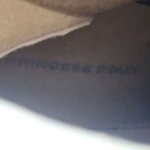 Princess Polly Square Toe Eastern Boot Beige Faux Croc Size 6 - Picture 7 of 8